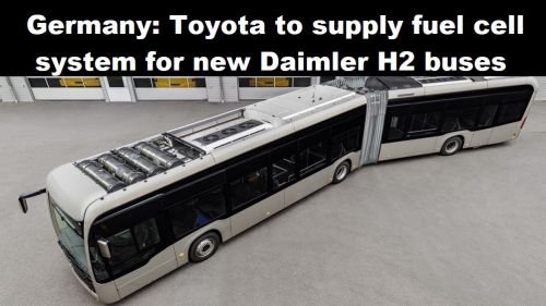 Duitsland: Toyota levert brandstofcelsysteem voor nieuwe H2-bussen van Daimler
