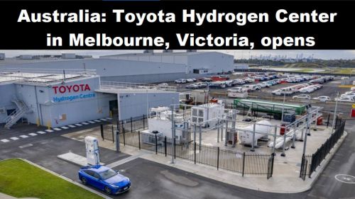 Australië: nieuwe Toyota Hydrogen Center in Melbourne, Victoria, geopend