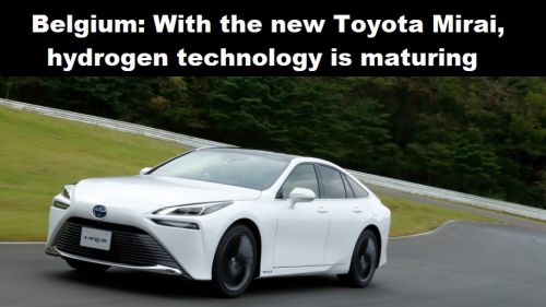 België: met de nieuwe Toyota Mirai wordt waterstoftechnologie volwassen
