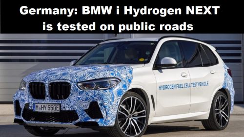 Duitsland: BMW i Hydrogen NEXT wordt getest op de openbare weg