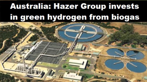 Australië: Hazer Groep investeert in groene waterstof uit biogas