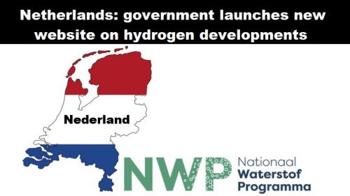 Nederland: overheid lanceert nieuwe website over waterstofontwikkelingen