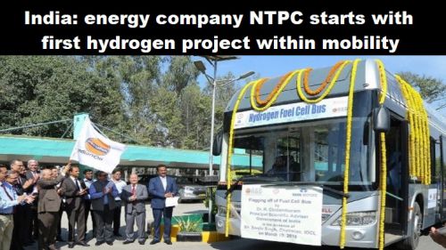 India: energiebedrijf NTPC start met eerste waterstofproject binnen mobiliteit
