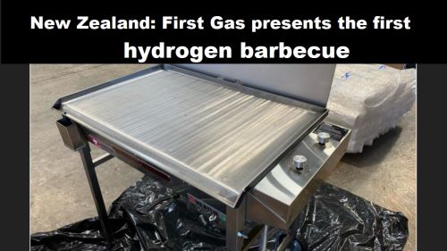 Nieuw-Zeeland: First Gas presenteert de eerste waterstof barbecue