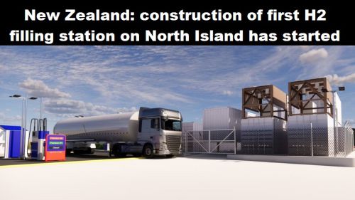 Nieuw-Zeeland: bouw van eerste H2-tankstation op Noordereiland van start