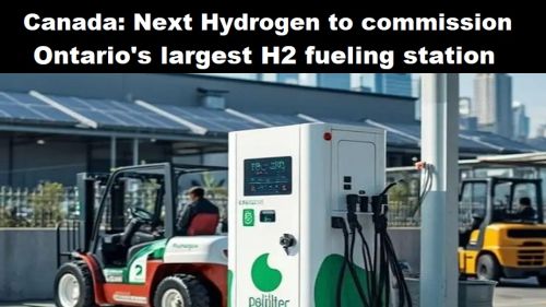 Canada: Next Hydrogen neemt het grootste H2-tankstation van Ontario in gebruik