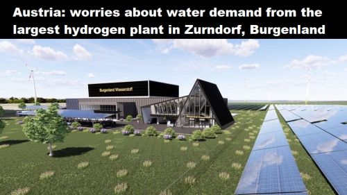 Oostenrijk: zorgen om watervraag van grootste waterstoffabriek in Zurndorf, Burgenland