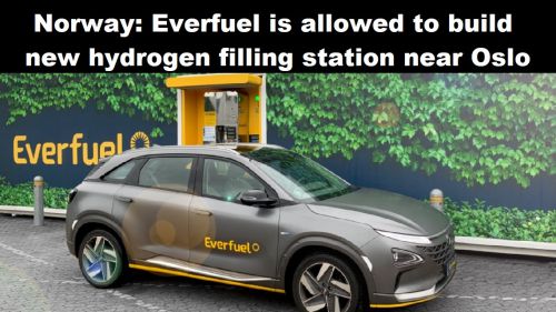 Noorwegen: Everfuel mag nieuw waterstoftankstation bouwen in Oslo