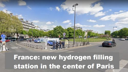 Frankrijk: nieuw waterstoftankstation in het centrum van Parijs