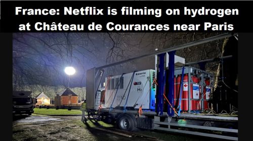 Frankrijk: Netflix filmt op waterstof op Château de Courances bij Parijs  