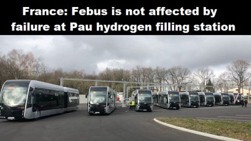 Frankrijk: Febus heeft geen hinder van storing bij waterstoftankstation Pau