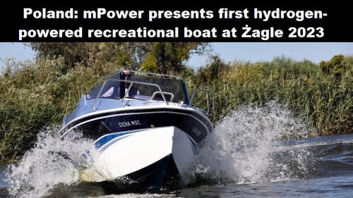 Polen: mPower presenteert eerste recreatieboot op waterstof tijdens Żagle 2023
