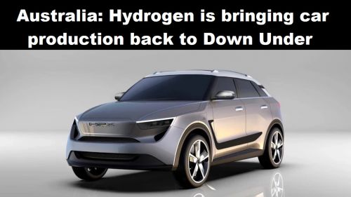 Australië: Waterstof haalt autoproductie terug naar Down Under