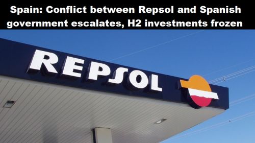 Spanje: conflict tussen Repsol en Spaanse regering escaleert, H2 investeringen bevroren