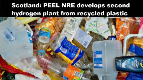 Schotland: PEEL NRE ontwikkelt tweede fabriek voor waterstof uit oud plastic