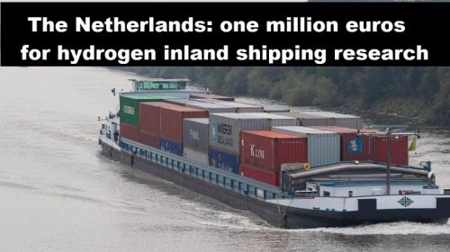 Nederland: een miljoen euro voor onderzoek binnenvaart op waterstof
