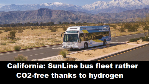 Californië: busvloot van SunLine dankzij waterstof eerder emissievrij