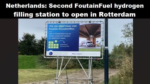 Nederland: tweede waterstoftankstation van FoutainFuel komt in Rotterdam