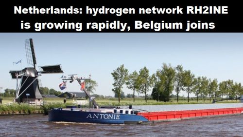 Nederland: waterstofnetwerk RH2INE groeit snel, België sluit zich aan