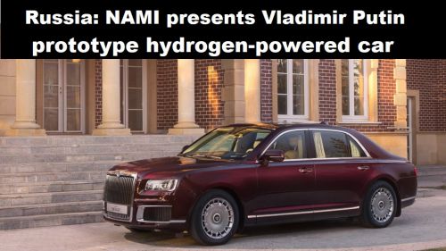 Rusland: NAMI presenteert prototype van Vladimir Poetin-auto op waterstof