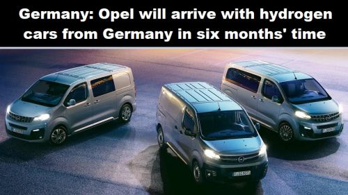 Duitsland: Opel komt over een half jaar met waterstofauto’s uit Duitsland