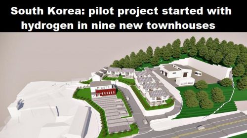 Zuid-Korea: proefproject van start met waterstof in negen nieuwe herenhuizen