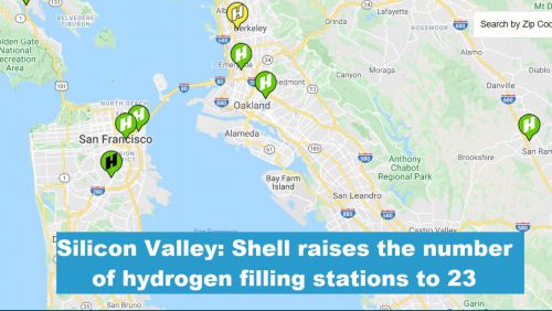 USA: Shell brengt aantal waterstoftankstations in Silicon Valley op 23