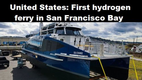Verenigde Staten: eerste veerboot op waterstof voor de baai van San Francisco