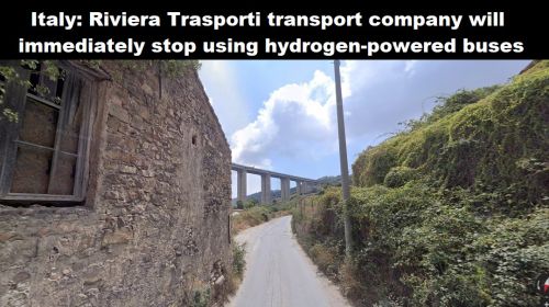 Italië: vervoersbedrijf Riviera Trasporti stopt met per direct met bussen op waterstof