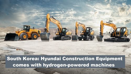 Zuid-Korea: Hyundai Construction Equipment komt met machines op waterstof