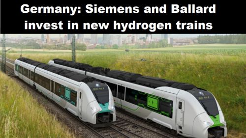 Duitsland: Siemens en Ballard investeren in nieuwe waterstoftreinen
