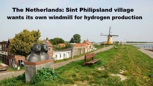 Nederland: Sint Philipsland wil eigen windmolen voor waterstofproductie