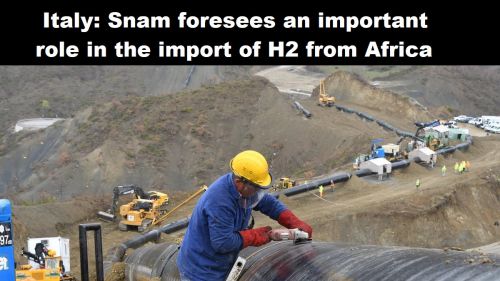Italië: Snam voorziet een belangrijke rol bij import H2 uit Afrika