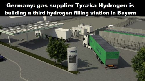 Duitsland: gasleverancier Tyczka Hydrogen bouwt derde waterstoftankstation in Beieren