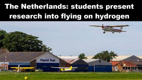 Nederland: studenten presenteren onderzoek naar vliegen op waterstof