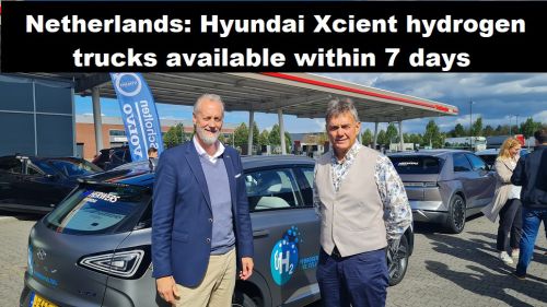 Nederland: Hyundai Xcient waterstof-vrachtauto’s binnen 7 dagen leverbaar