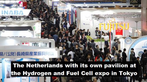 Nederland met eigen paviljoen op de Hydrogen en Fuel Cell expo in Tokyo
