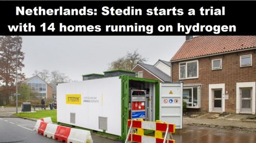 Nederland: Stedin van start met proef met 14 woningen op waterstof
