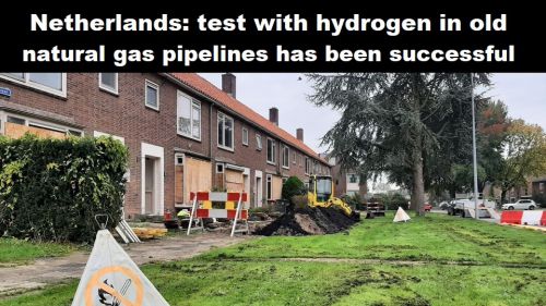 Nederland: test met waterstof in oude aardgasleidingen is geslaagd