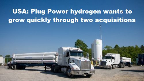 VS: Plug Power hydrogen wil snel groeien door twee overnames
