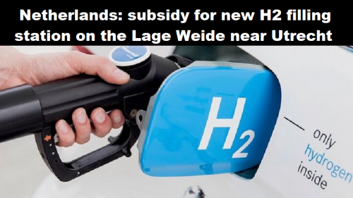 Nederland: subsidie voor nieuw H2-tankstation op de Lage Weide bij Utrecht