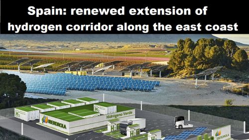Spanje: opnieuw uitbreiding van waterstofcorridor langs de oostkust