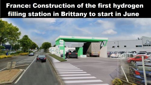 Frankrijk: bouw eerste waterstoftankstation van Bretagne in juni van start