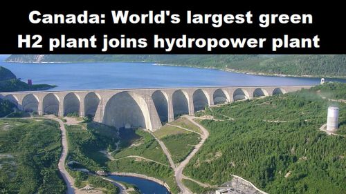 Canada: grootste groene H2-fabriek ter wereld komt bij waterkrachtcentrale