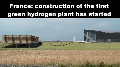 Frankrijk: bouw van de eerste groene waterstoffabriek van start