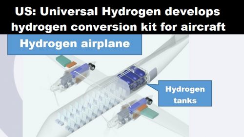 VS: Universal Hydrogen ontwikkelt waterstof-ombouwkit voor vliegtuigen
