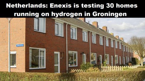 Nederland: Enexis doet proef met 30 woningen op waterstof in Groningen
