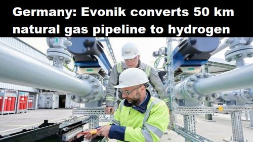 Duitsland: Evonik bouwt 50 km lange aardgasleiding om naar waterstof