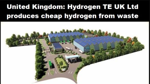 Verenigd Koninkrijk: Hydrogen TE UK Ltd produceert goedkope waterstof uit afval