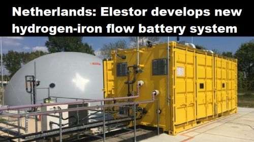 Nederland: Elestor ontwikkelt nieuw waterstof-ijzer-stroombatterijsysteem